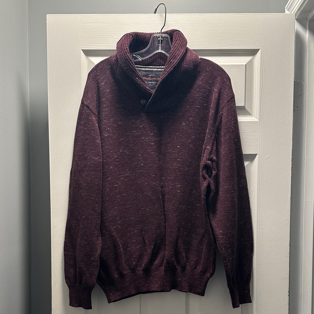 Weatherproof Men's Maroon Turtleneck Sweater